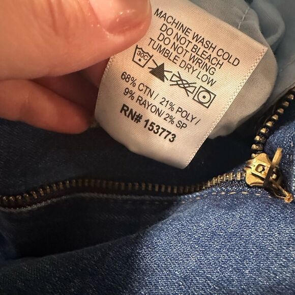 Loverly Fit distressed destroyed High Rise Denim Jeans size medium - Picture 5 of 5